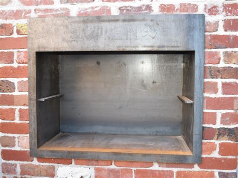 metal fire box|prefabricated fireplace box.